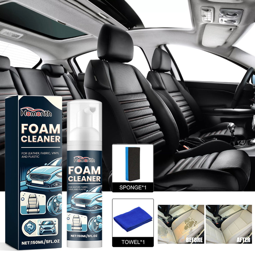 Car Interior Foam Cleaner | Seat & Surface Decontamination Spray