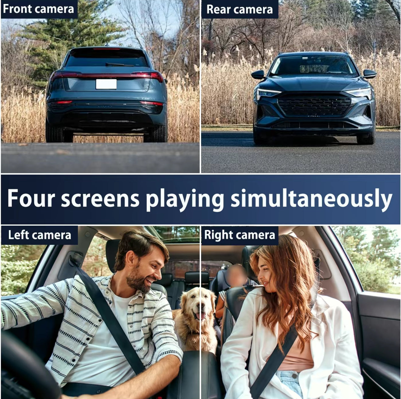 FullScope 4-Way Dash Cam | 360° Vehicle Coverage