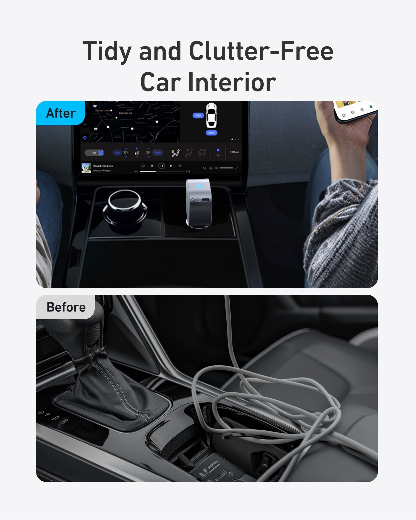 Anker Nano 75W Car Charger | Fast Charging for iPhone & USB-C Devices