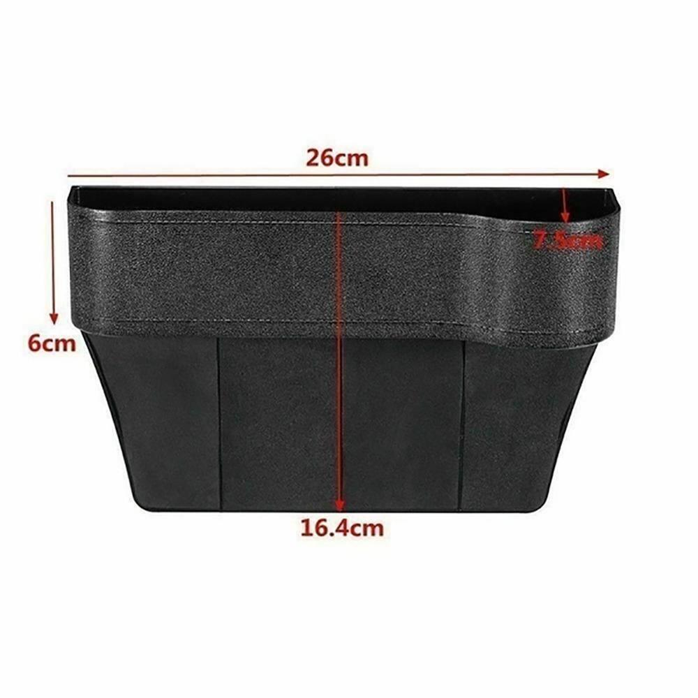 Car Seat Crevice Organizer | Cup & Phone Holder Storage Box