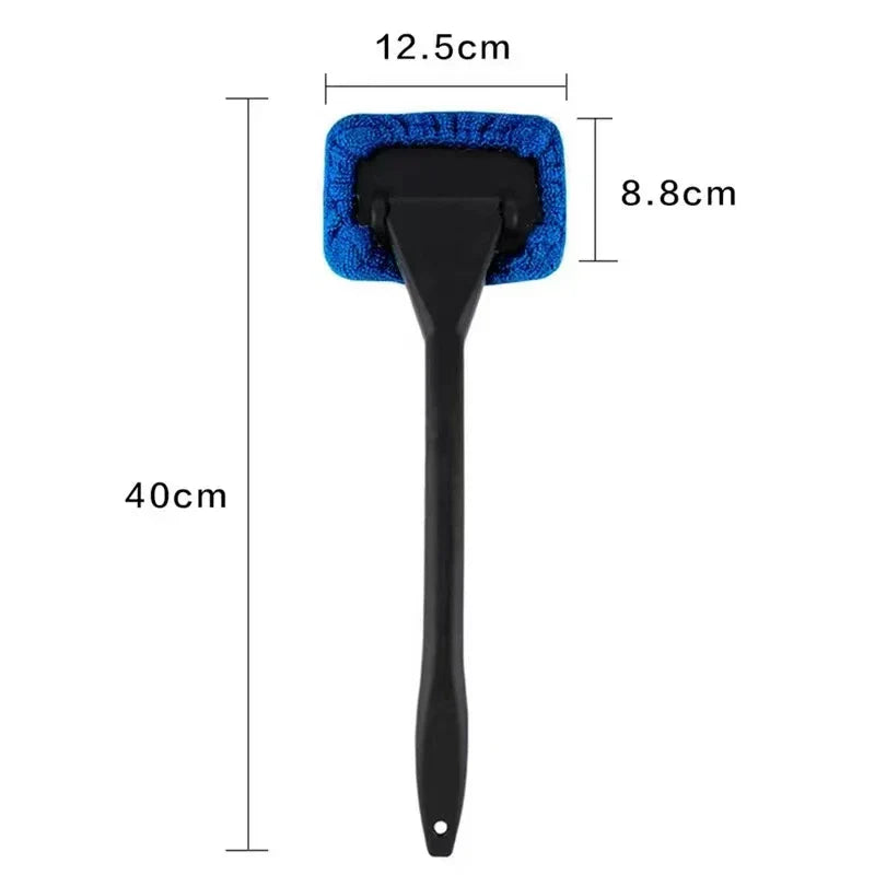Car Window Cleaner Brush Kit | Long Handle Windshield Cleaning Tool