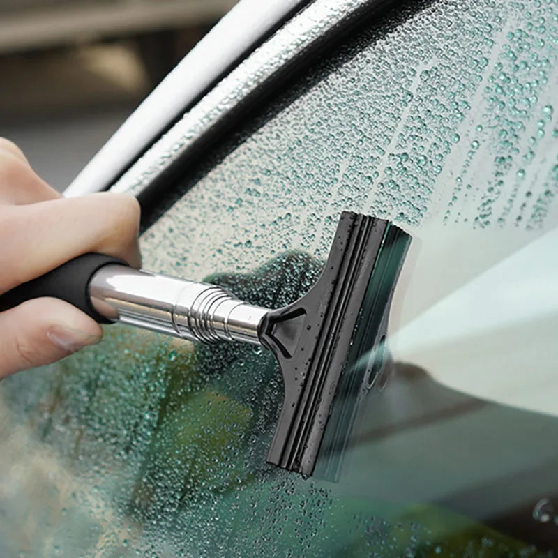 Car Rearview Mirror Wiper & Cleaning Tool | Telescopic Handle