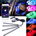 Car LED Footwell Lighting Kit | Interior Ambient Underglow Light