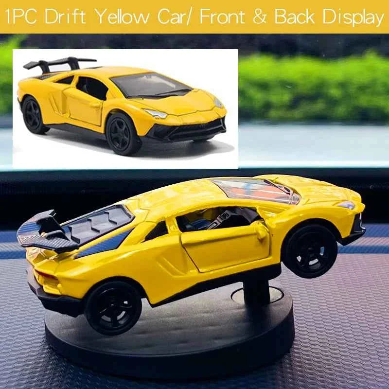 Drift Car Dashboard Swinging Toy | Racing Ornament for Car Lovers
