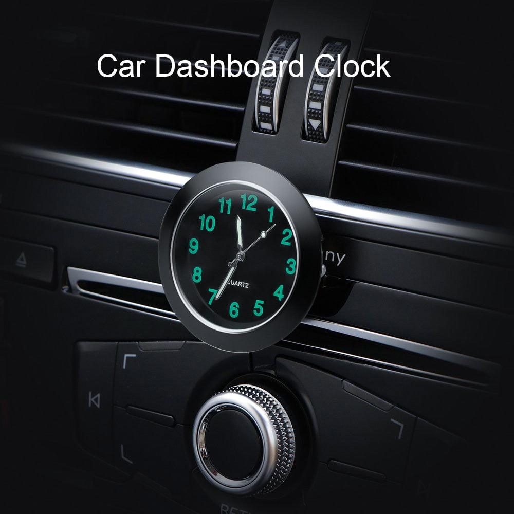 Luminous Mini Car Dashboard Clock | Stick-On Quartz Watch