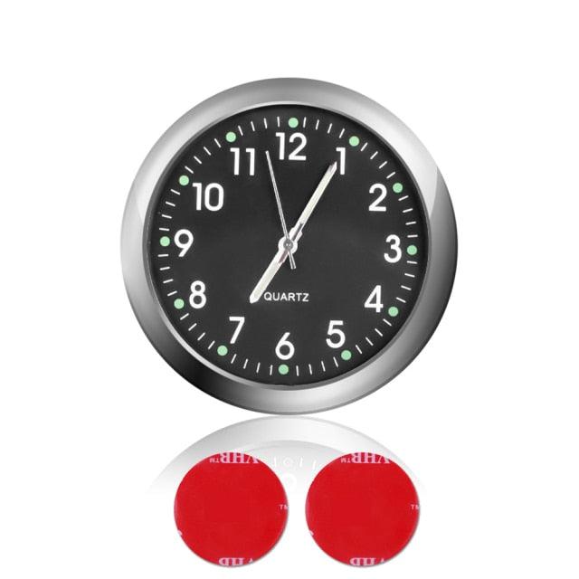 Luminous Mini Car Dashboard Clock | Stick-On Quartz Watch