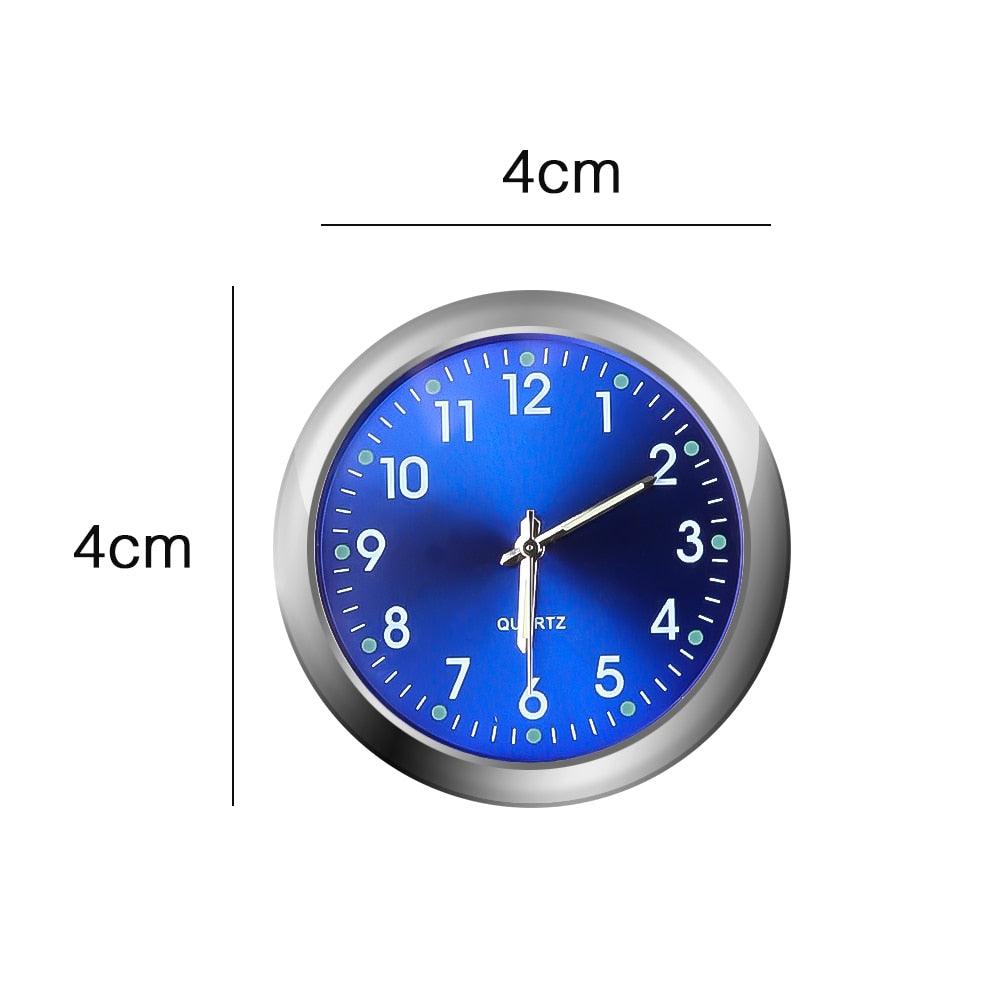 Luminous Mini Car Dashboard Clock | Stick-On Quartz Watch