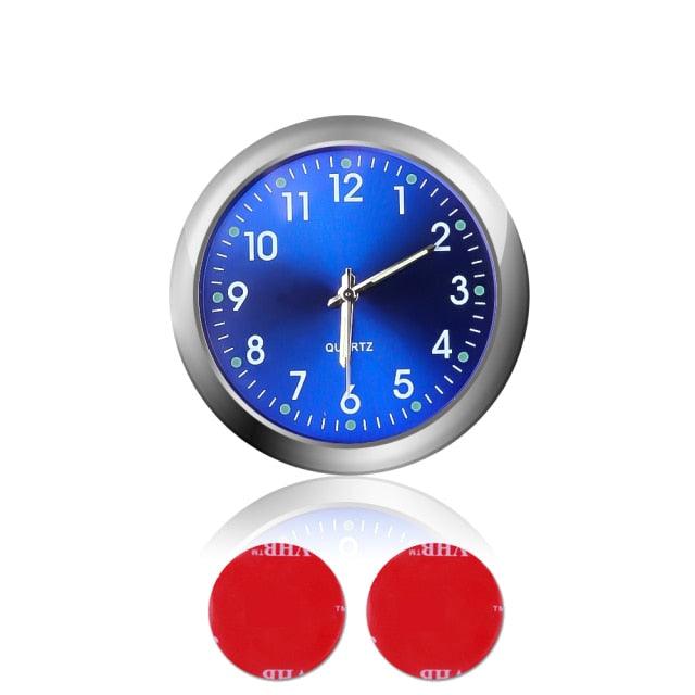 Luminous Mini Car Dashboard Clock | Stick-On Quartz Watch
