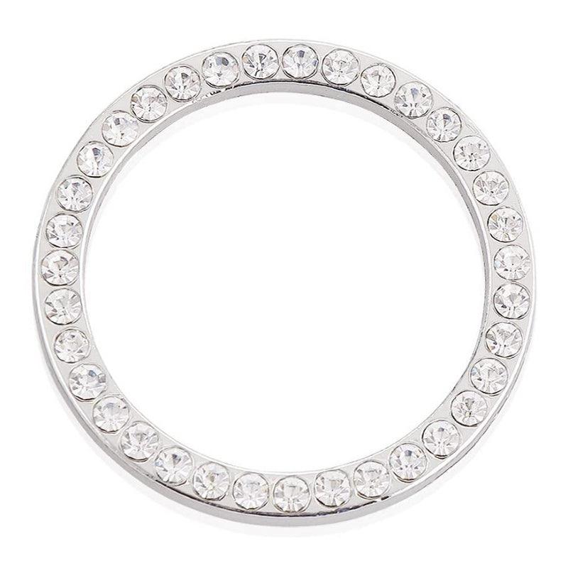 Crystal Rhinestone Bling Ring | Push-to-Start Button & Ignition Decor