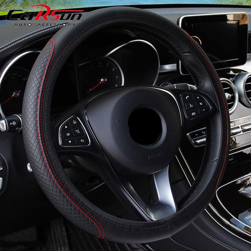 Braided Steering Wheel Cover | Microfiber, Breathable, All-Season Universal Fit