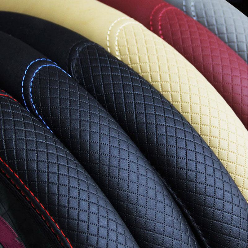 Braided Steering Wheel Cover | Microfiber, Breathable, All-Season Universal Fit