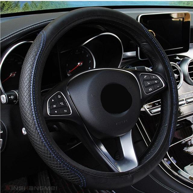 Braided Steering Wheel Cover | Microfiber, Breathable, All-Season Universal Fit