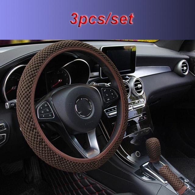 Ice Silk Steering Wheel Cover | Breathable, Anti-Slip, All-Season Universal Fit