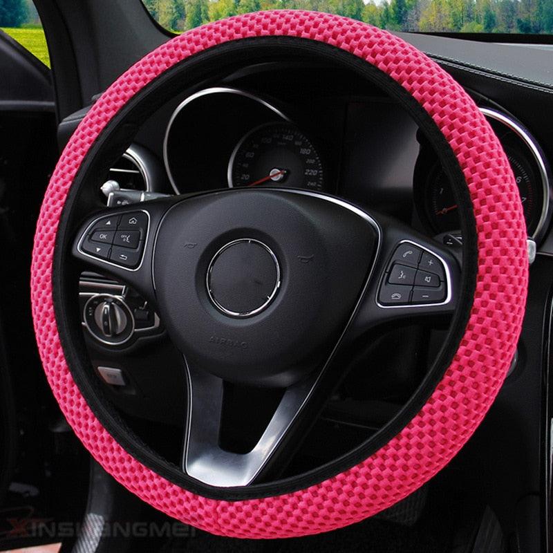 Ice Silk Steering Wheel Cover | Breathable, Anti-Slip, All-Season Universal Fit