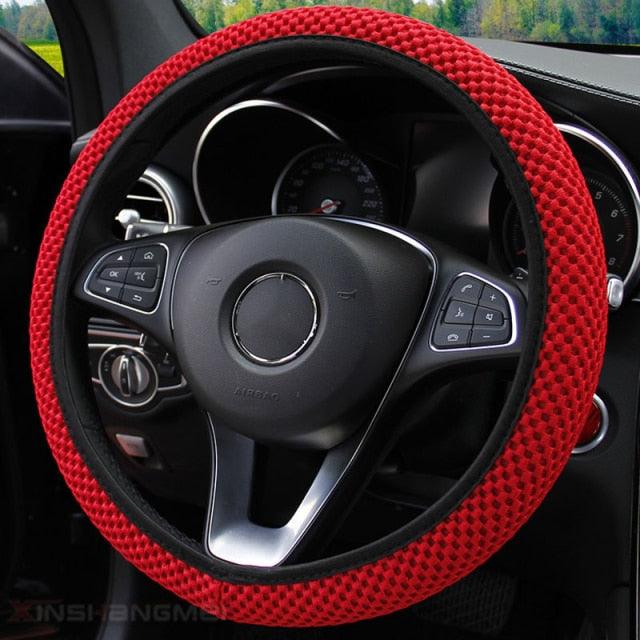 Ice Silk Steering Wheel Cover | Breathable, Anti-Slip, All-Season Universal Fit